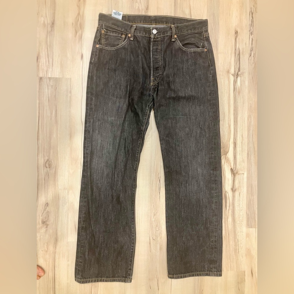 Levi's 501 Men's Black Straight Jeans